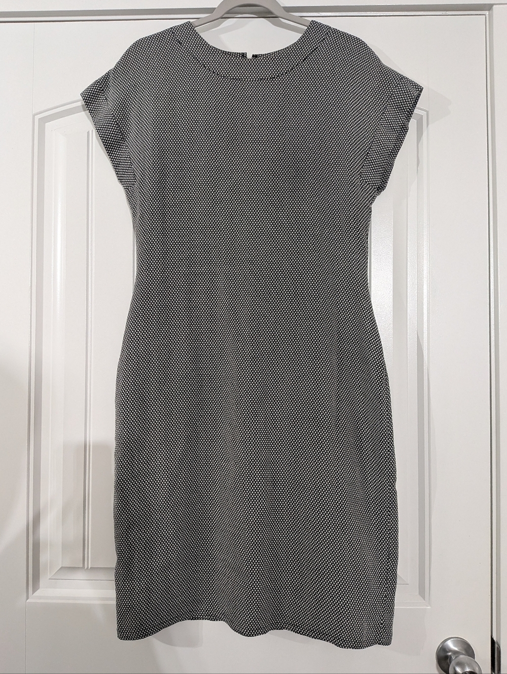 Oscar De La Renta Studio Vintage Textured Cap-Sleeve Midi Dress